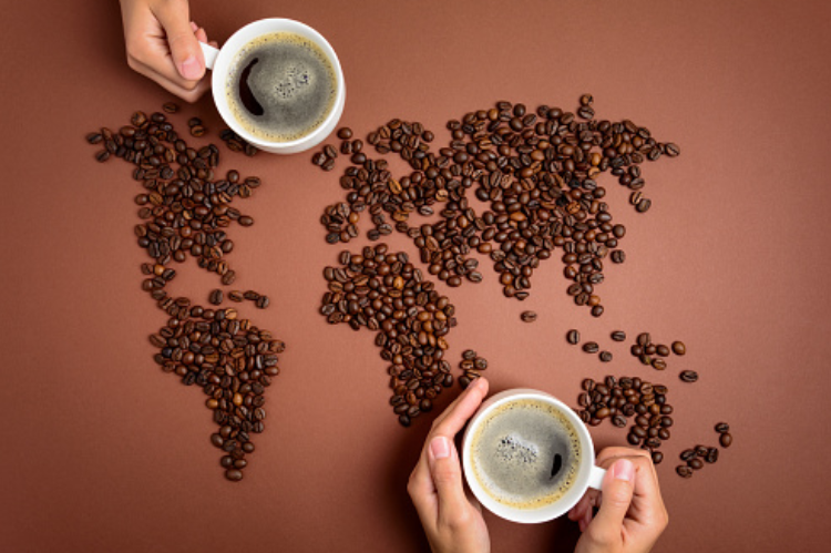 drink a cup of coffee
